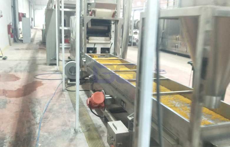 德固機械早餐谷物玉米片生產線客戶現場